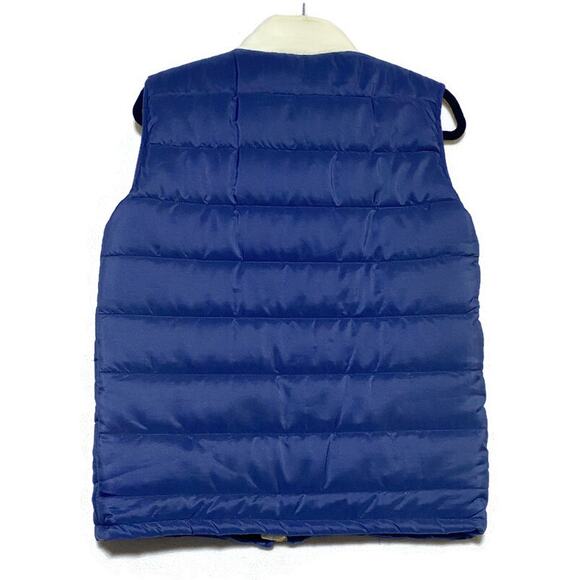 Weatherproof Original Vest Girls Large Quilted Lined Blue Green White NWT - Picture 2 of 8